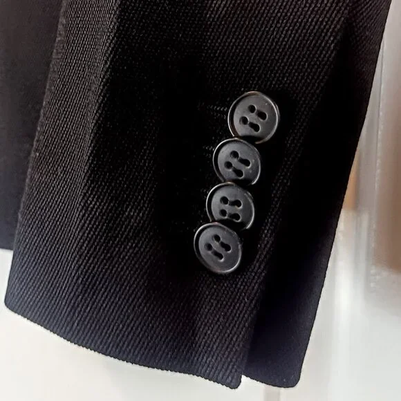 Theory Matelda Laureate Black Wool Blazer